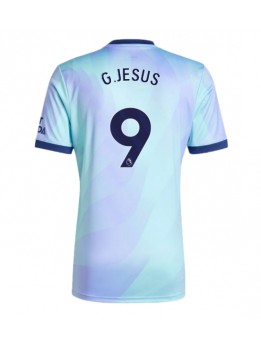 Arsenal Gabriel Jesus #9 Ausweichtrikot 2024-25 Kurzarm